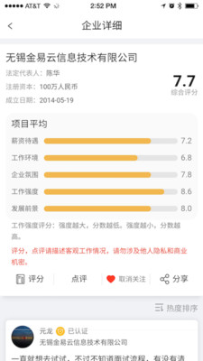 职人点评app